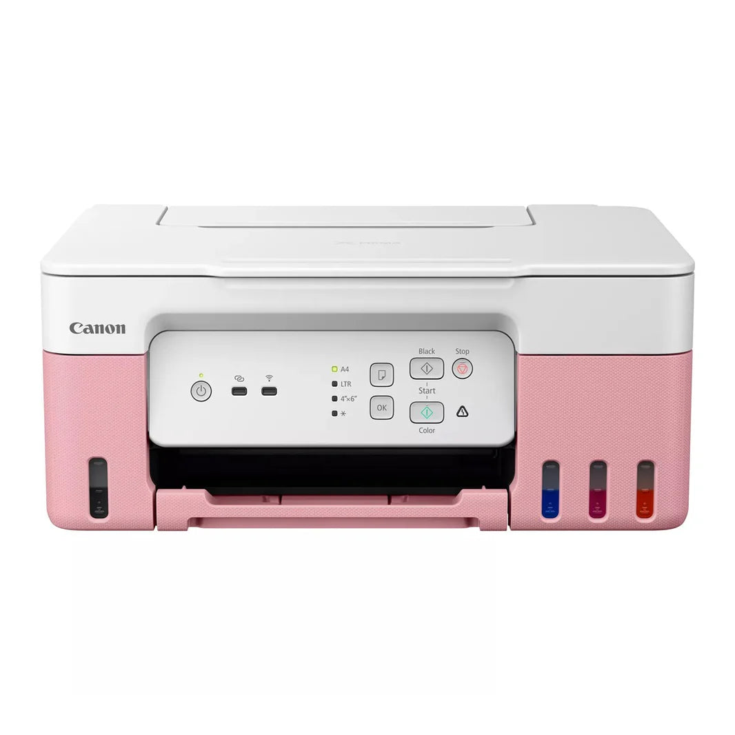 Canon PIXMA G3430 All-in-One Multi-function Ink Tank Printer – Pink/ Combo Offer