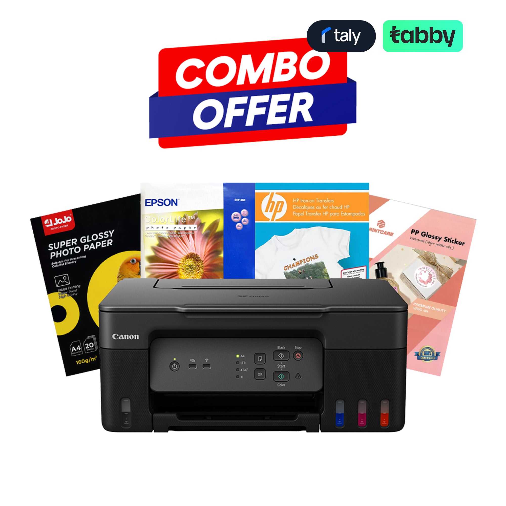 Canon PIXMA G3430 All-in-One Ink Tank Printer Creative Printing Bundle | IT Care Kuwait