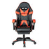Gadgeton Imperial Series PVC Leather Gaming Chair with Footrest - Black/Red