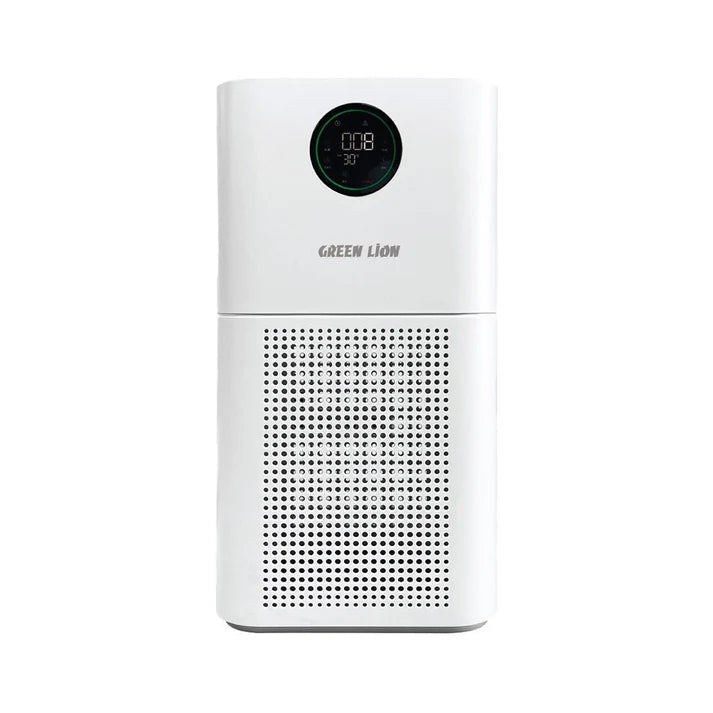 Green Lion 48W Intelligent Air Purifier White - Front View | IT Care Kuwait