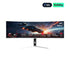 GAMEON GOAC49DQHD120 Spectra Pro X Series 49-Inch 5K DQHD 120Hz Curved Gaming Monitor - White