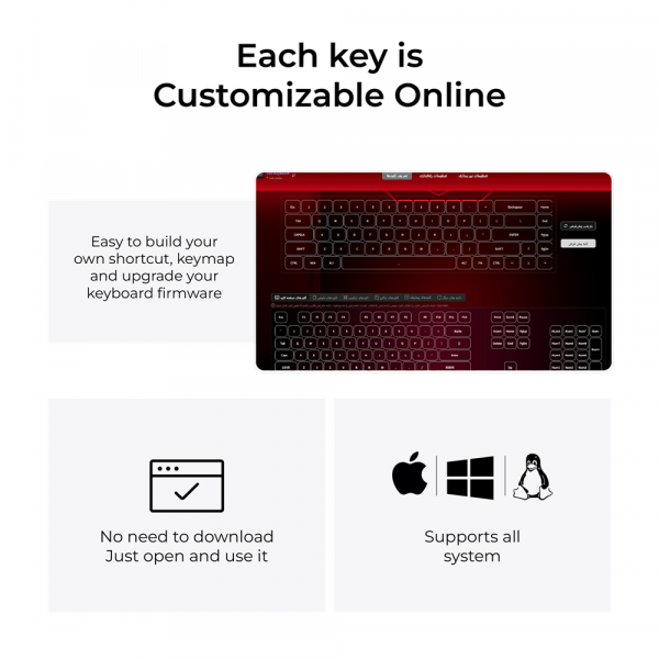 GameOn MAGPRO GOMG1K8-RS Magnetic Keyboard - View 5 | IT Care Kuwait