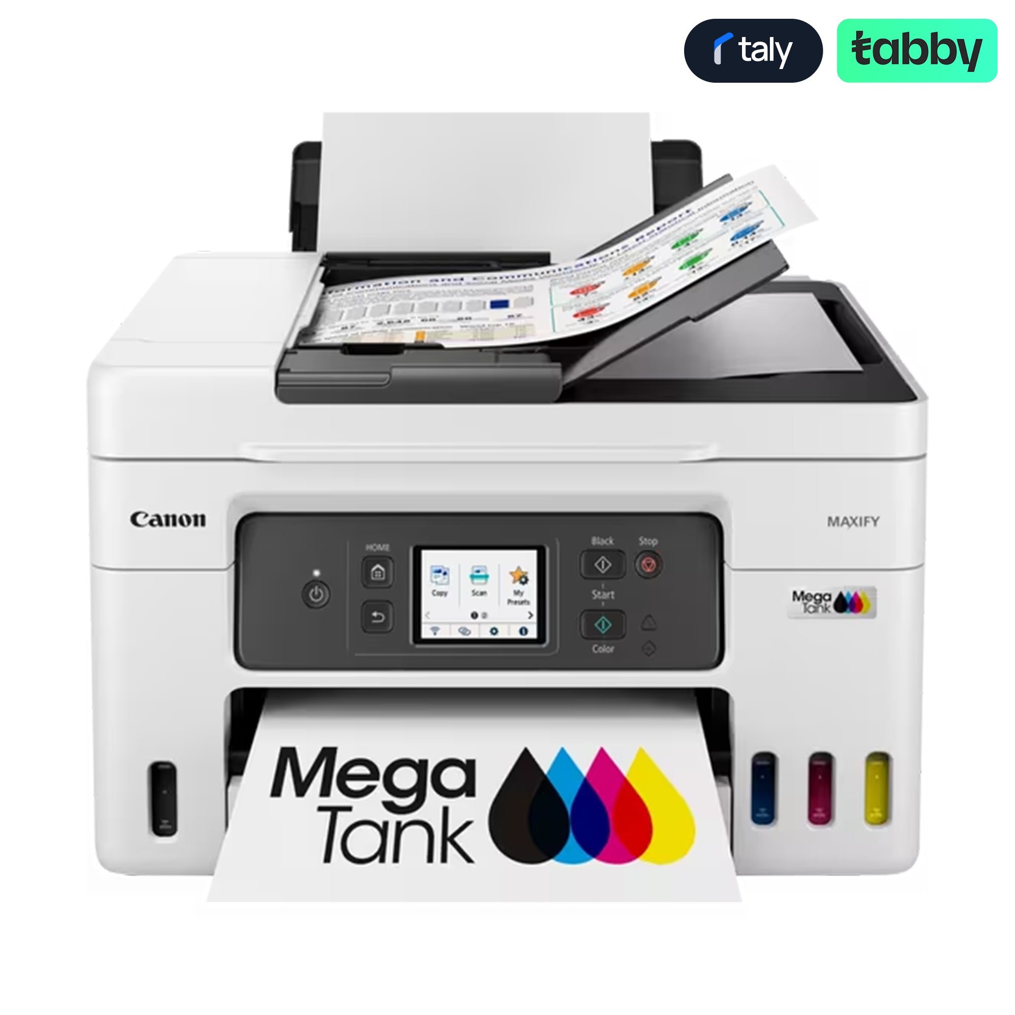 Canon MAXIFY GX4040 MegaTank 4-in-1 Business Ink Tank Printer – Wi-Fi, Ethernet, ADF, Duplex Printing
