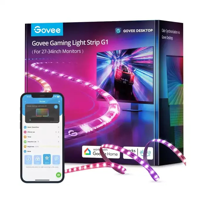 Govee Gaming Light Strip G1 for 27-34 inch Monitors | ITCare Kuwait