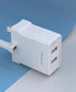 Mcdodo CH-572 Dual USB Charger (UK) + Lightning Data Cable / Travel Set