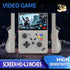 SJGAM M18 Retro Handheld Game Console with 4.3-Inch HD IPS Screen 64GB - Black Transparent