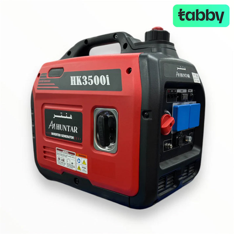 Huntar HK3500i Silent Inverter Generator – 3.3kW Portable Petrol Generator for Home Backup & Outdoor | IT Care Kuwait