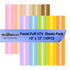 TeckWrap Pastel Puff HTV Sheets Pack – 25.5 cm × 30.5 cm/ 10 PCS