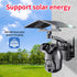 Dual-Panel Solar-Powered Q6 Security Camera