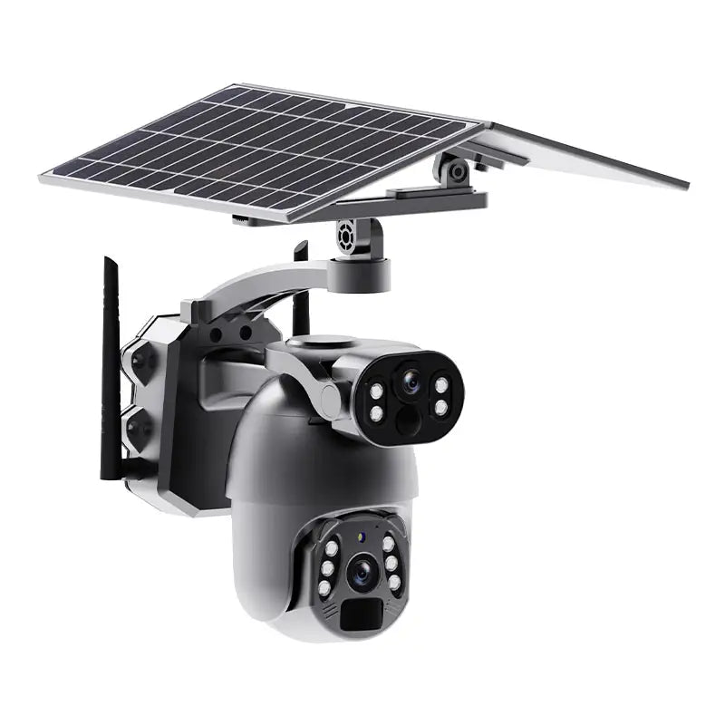 Dual-Panel Solar-Powered Q6 Security Camera – IT Care