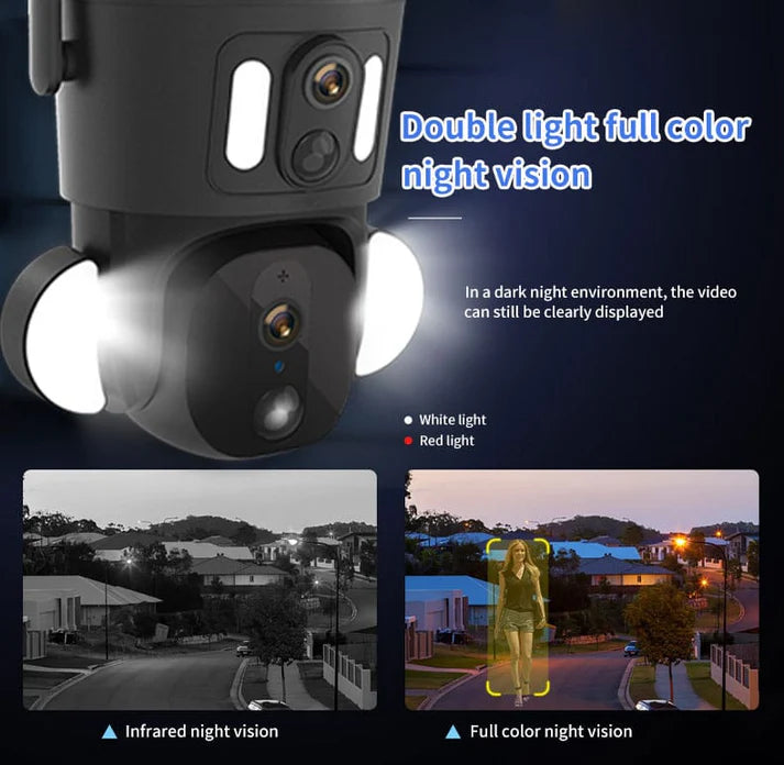 Q32 4G Solar-Powered Dual-Lens Security Camera