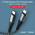 Yesido CA66 3A PD60W Type-C to Type-C Charging Cable – 1.2m