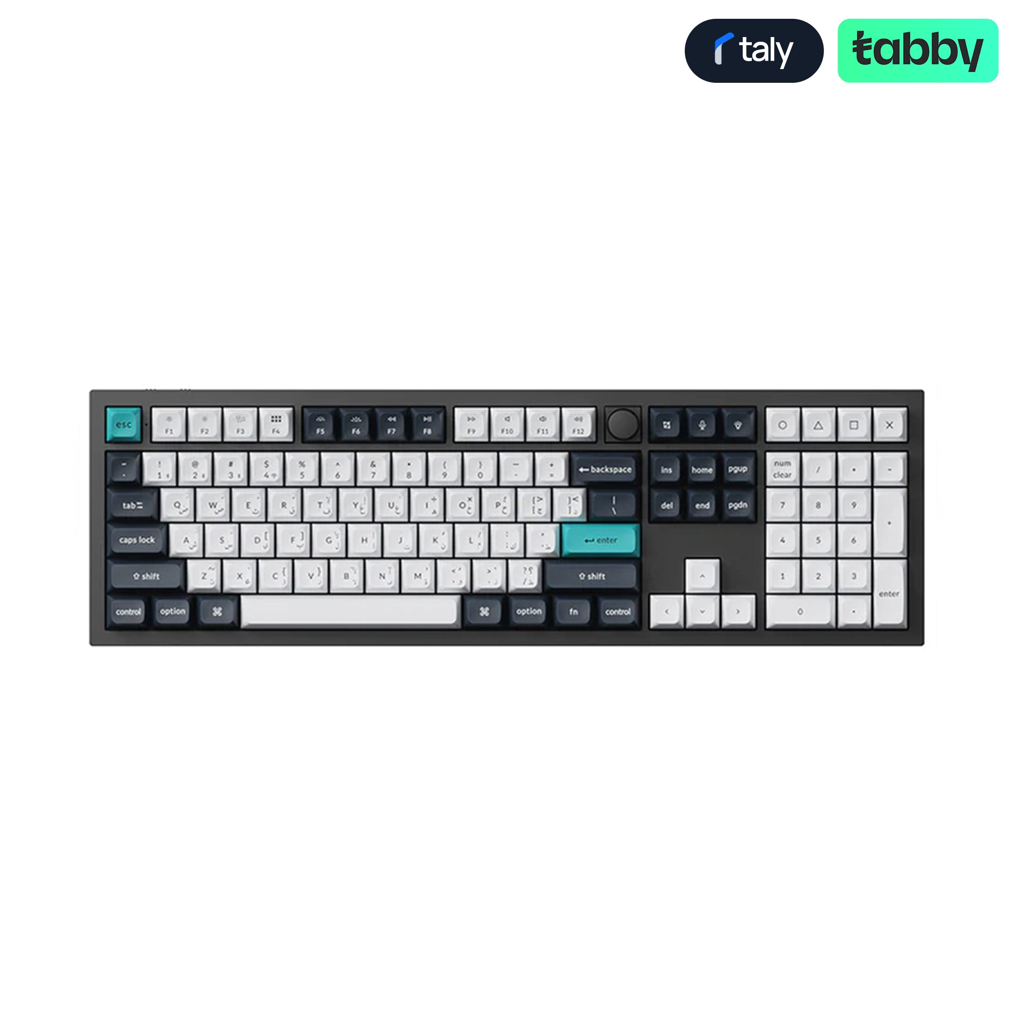 Keychron Q6 Max 100% QMK Wireless Mechanical Keyboard Black Arabic | IT Care Kuwait
