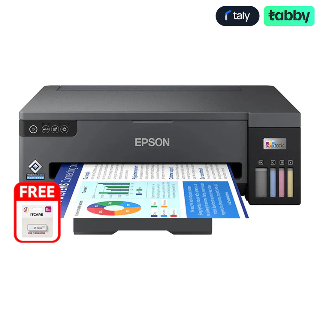 Epson EcoTank L11050 A3 Wi-Fi Ink Tank Printer - 4 Color + Free ITCARE 8GB Flash Drive