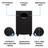 Logitech G560 RGB PC Gaming Speakers with Bluetooth (2.1)