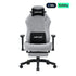 AndaSeat Luna Pro Series Gaming Chair with Footrest - Grey Fabric Large