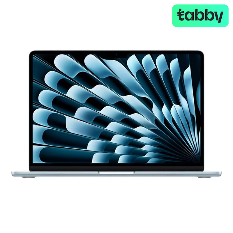 Apple MacBook Air - 13.6" / M4 / 10-Core CPU / 8-Core GPU / 16-Core Neural Engine / 16GB RAM / 256GB SSD / Arabic/English / Sky Blue