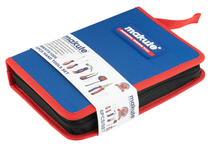 Makute 6-Pieces Tool Kit with PVC Bag - MKHTS1006