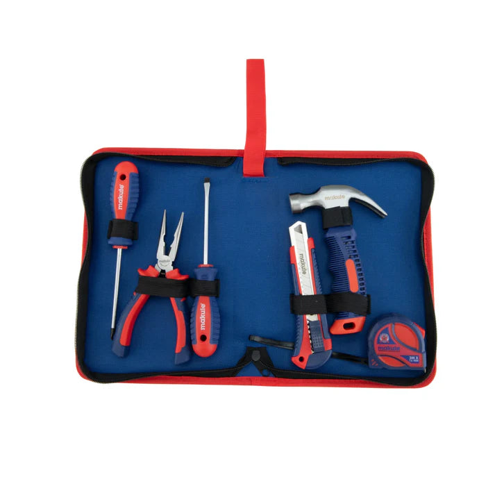 Makute 6-Pieces Tool Kit with PVC Bag - MKHTS1006