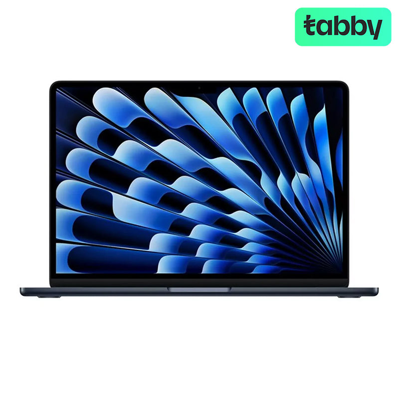 Apple MacBook Air - 13.6" / M4 / 10-Core CPU / 8-Core GPU / 16-Core Neural Engine / 16GB RAM / 256GB SSD / Arabic/English / Midnight