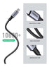 UGREEN US288 USB-A 2.0 to USB-C 18W Fast Charging Braided Cable 1m - Black