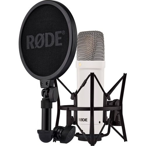 RODE NT1 STUDIO CONDENSER MICROPHONE SIGNATURE SERIES (WHITE)