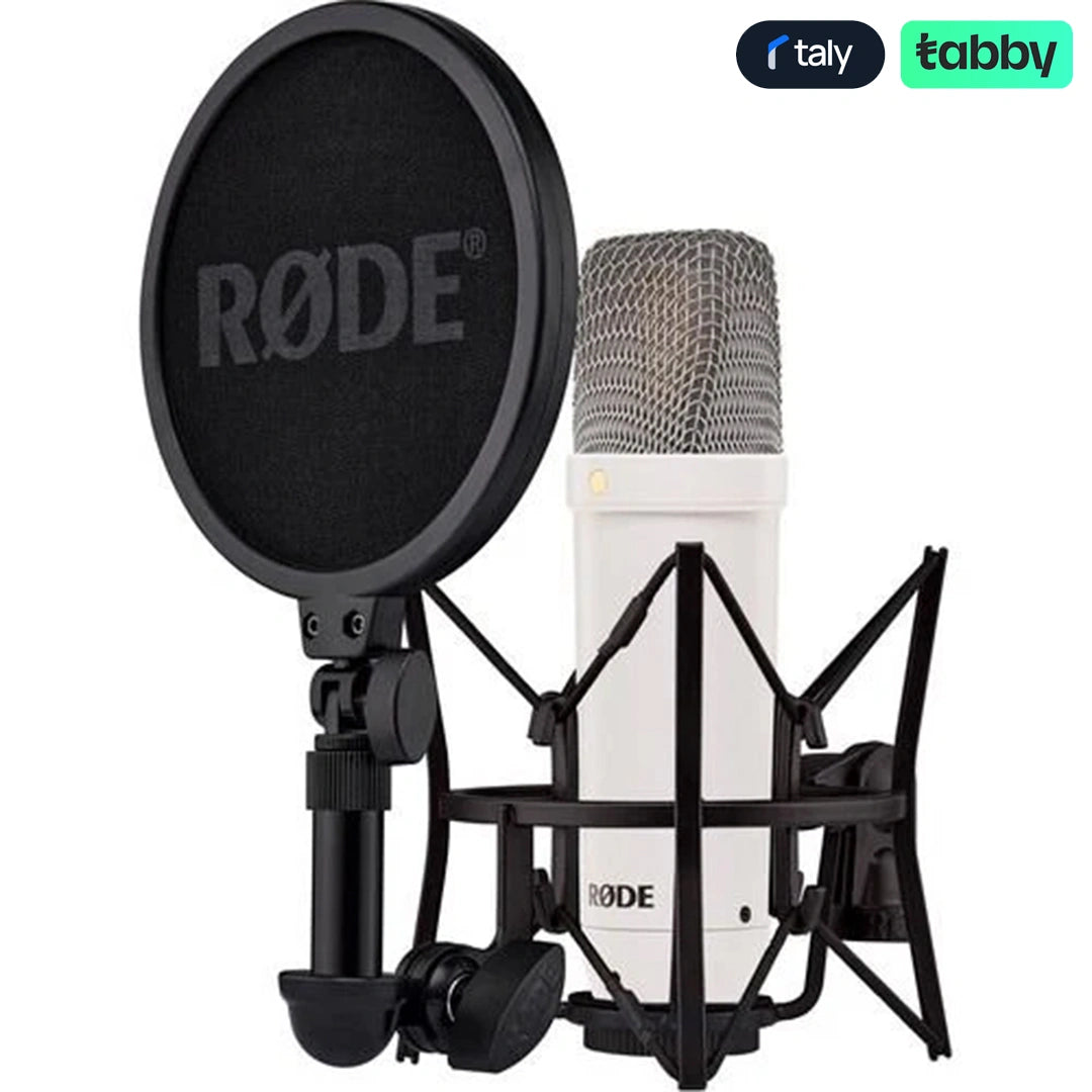 RODE NT1 STUDIO CONDENSER MICROPHONE SIGNATURE SERIES (WHITE)