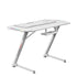 Gamax Z5-1160 (TD-03) Carbon Fiber Gaming Table with RGB Light & MousePad - RGB / White