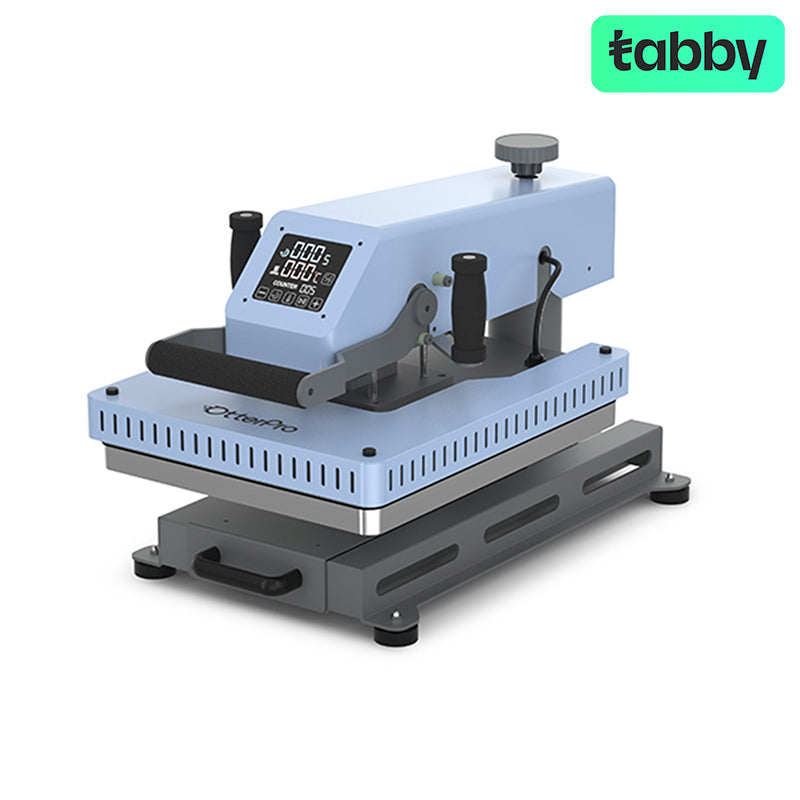 مكبس حراري OtterPro Swing-Away Drawer - 40 سم × 50 سم/ أزرق فاتح