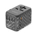 Powerology Universal Multi-Port Travel Adapter PD 65W with 3 USB-C and 2 USB-A Ports
