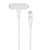 Powerology Braided Lightning to AUX 3.5mm Audio Cable 1.2m - White