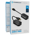 Powerology Wireless HDMI Mirroring Adapter Pair with USB-C Cable Full HD 1080P - Black