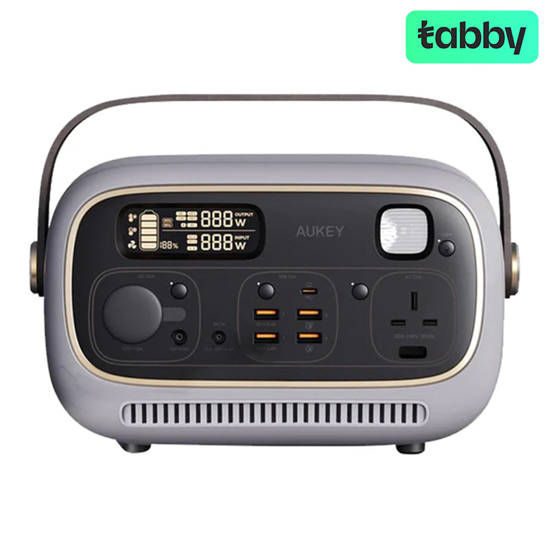 Aukey Power Studio 300 Portable Power Station 1297Wh 400W – Grey