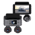 Powerology Sentra 4-Lens 2K Dash Camera with Rear Camera and GPS - Black