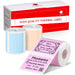 Phomemo Printer Labels 40 X 30mm Square Colored Labels – 3 Rolls (230 Labels/per roll) - XP-M01