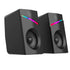 Porodo Gaming Stereo Speakers Volume Knob Control - Black | IT Care Kuwait