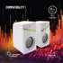 Porodo Gaming Stereo Speakers Volume Knob Control - White | IT Care Kuwait