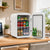 Powero Plus 22L Mini Refrigerator Dual Core CNC White Grey | IT Care Kuwait