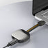 Powerology 2-in-1 USB-C to 3.5mm AUX Adapter with 60W PD - Gray