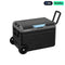 Powerology Dual Compartment Portable Smart Fridge And Freezer 40L - Gray
