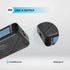 Powerology 27000mAh Solar Wireless Charging Power Bank - Black | IT Care Kuwait