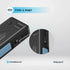 Powerology 27000mAh Solar Wireless Charging Power Bank - Black | IT Care Kuwait