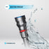 Powerology 4000mAh Waterproof LED Flashlight with Power Bank Function - Black | IT Care Kuwait