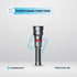 Powerology 4000mAh Waterproof LED Flashlight with Power Bank Function - Black | IT Care Kuwait