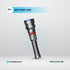 Powerology 4000mAh Waterproof LED Flashlight with Power Bank Function - Black | IT Care Kuwait