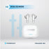 Powerology 6 Mic Hybrid ANC + ENC True Wireless Buds - White