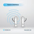 Powerology 6 Mic Hybrid ANC + ENC True Wireless Buds - White