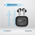 Powerology 6 Mic Hybrid ANC + ENC True Wireless Buds - Black