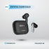 Powerology 6 Mic Hybrid ANC + ENC True Wireless Buds - Black