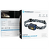Powerology BrightVision Rechargeable LED Headlamp - Black